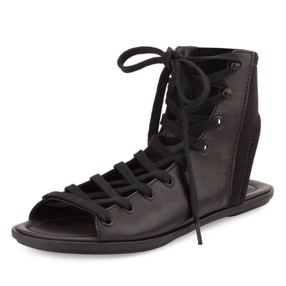 A7EIJE flat leather sandals❤️